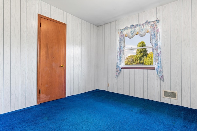 7109 Penn Ave S, Richfield, MN 55423 - empty room featuring wood walls and carpet flooring