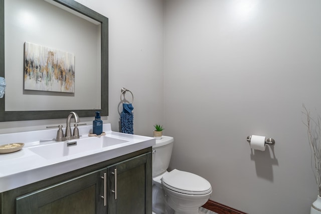 37854 210th Ave SE, Knute Twp, MN 56535 - half bathroom with toilet and vanity