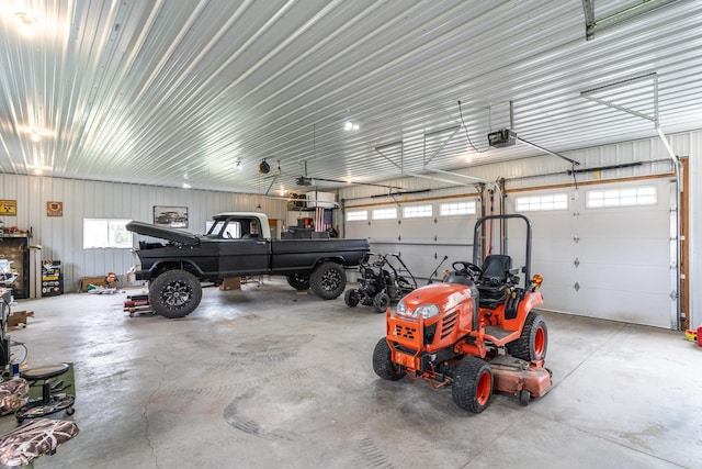 37854 210th Ave SE, Knute Twp, MN 56535 - garage with a garage door opener