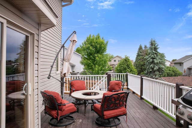 13883 Holly St NW, Andover, MN 55304 - deck with area for grilling