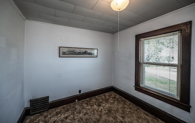 23142 Denmark Ave, Castle Rock Twp, MN 55024 - unfurnished room featuring carpet floors, crown molding, and baseboards