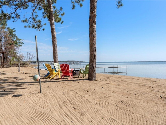 26746 County Road 4, Nisswa, MN 56468 - view of yard with a water view