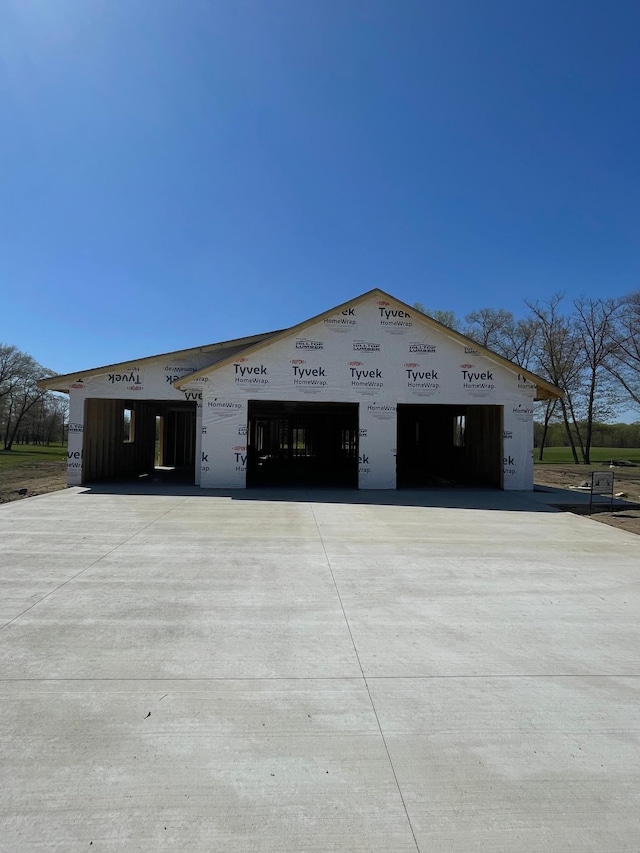 12826 Parview Ln NE, Miltona, MN 56354 - garage featuring concrete driveway
