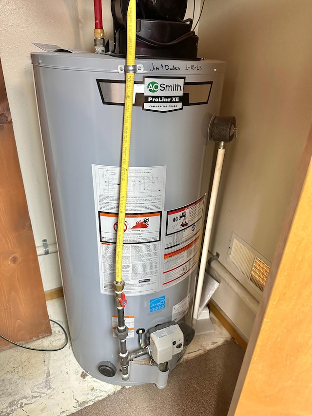 1429 Circle Dr, Albert Lea, MN 56007 - utilities featuring gas water heater