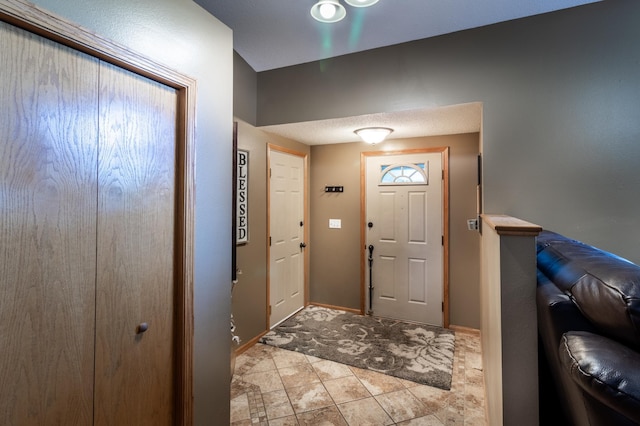 view of foyer entrance