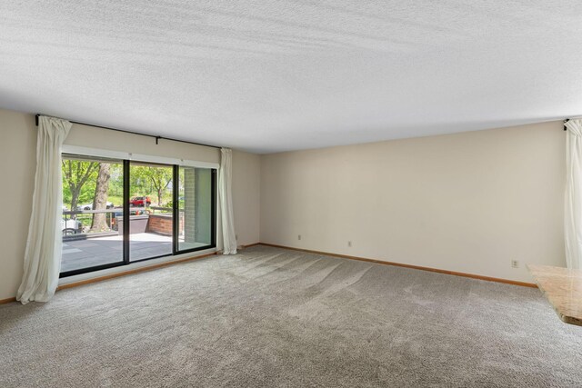 2885 Knox Ave S Unit 208, Minneapolis, MN 55408 - carpeted empty room featuring baseboards and a textured ceiling