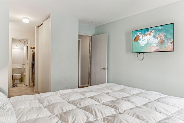 4860 Park Commons Dr Unit 309, Saint Louis Park, MN 55416 - bedroom with carpet and ensuite bathroom
