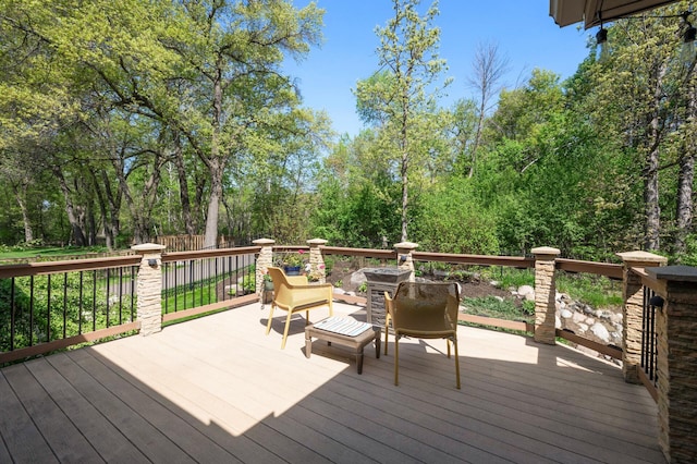 view of deck