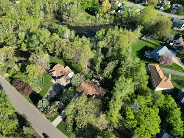 aerial overview of property's location featuring nearby suburban area