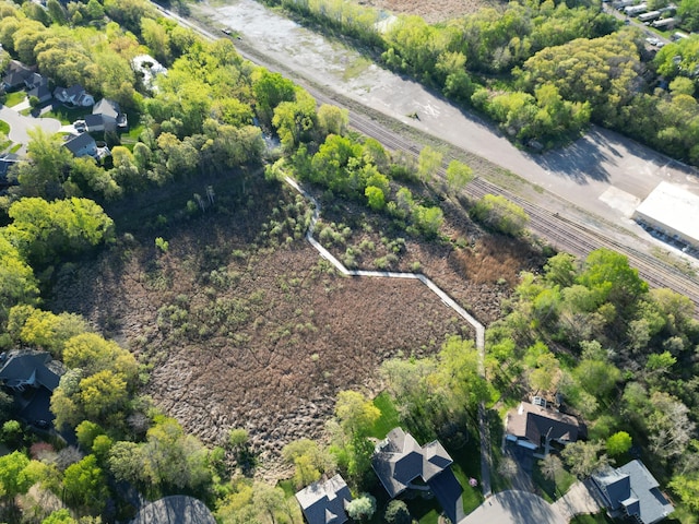 aerial view of property's location