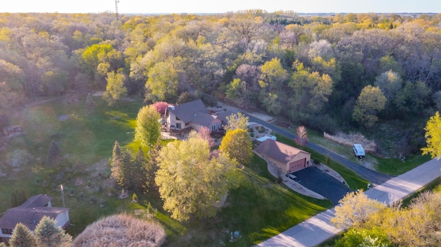 6385 13th Ave NW, Rochester, MN 55901 - aerial overview of property's location featuring a heavily wooded area