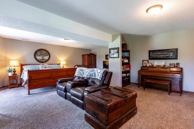 6385 13th Ave NW, Rochester, MN 55901 - bedroom featuring light colored carpet and a textured ceiling