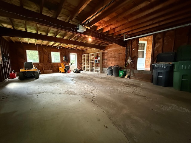 421 Oxford St W, Worthington, MN 56187 - garage featuring a garage door opener