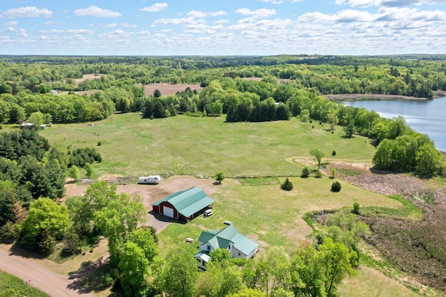 3592 Blom Lake Dr, Frederic, WI 54837 - view of rural area with a nearby body of water