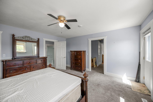 3592 Blom Lake Dr, Frederic, WI 54837 - bedroom featuring carpet floors, multiple windows, and baseboards