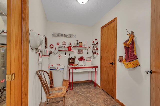 28443 133rd St NW, Baldwin Twp, MN 55398 - hall featuring a textured ceiling and baseboards
