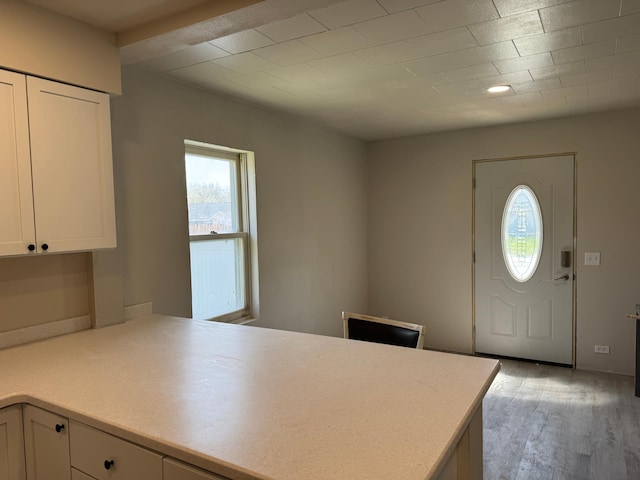 709 Center St E, Roseau, MN 56751 - entrance foyer featuring light wood-style floors