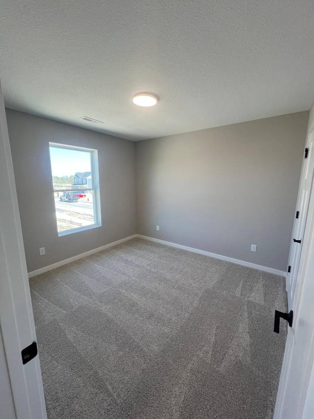 12608 Erskin St NE, Blaine, MN 55449 - empty room with carpet floors, baseboards, and a textured ceiling