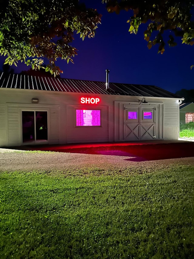 12586 220th St, Silver Lake, MN 55381 - view of property at night