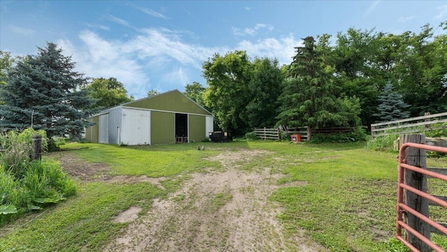 12586 220th St, Silver Lake, MN 55381 - view of yard with an outbuilding and an outdoor structure