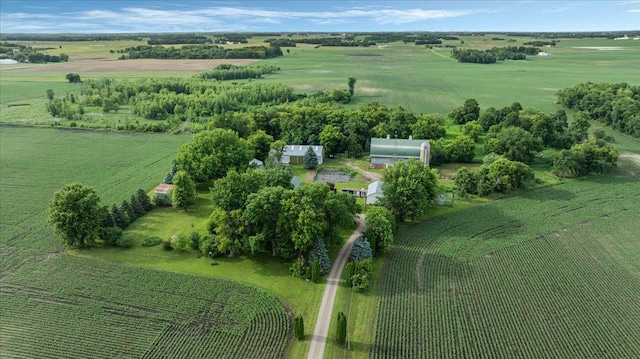 12586 220th St, Silver Lake, MN 55381 - aerial overview of property's location with rural landscape