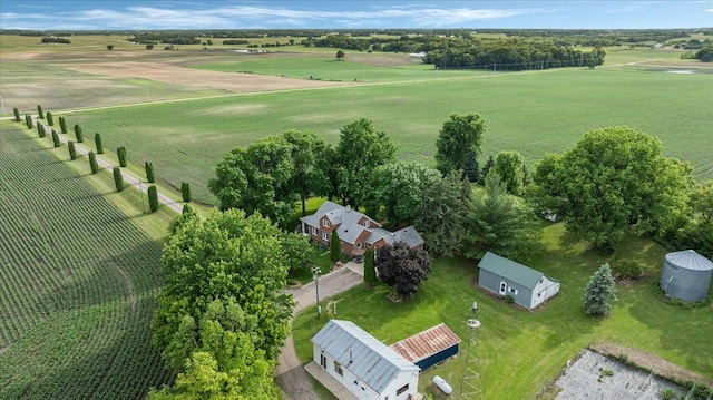 12586 220th St, Silver Lake, MN 55381 - aerial view of property and surrounding area featuring rural landscape and abundant farmland