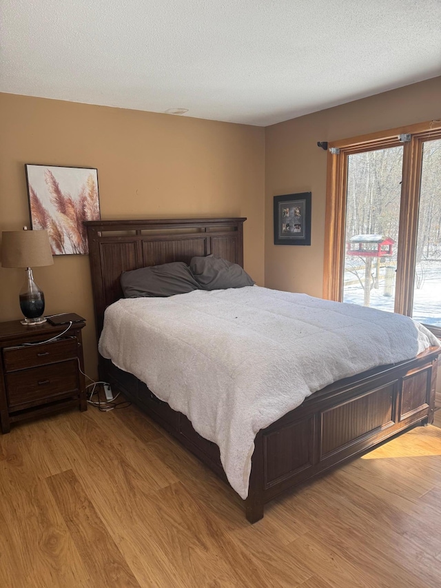 7525 Filbert Ln NE, Turtle River Twp, MN 56601 - bedroom with light wood finished floors and access to outside