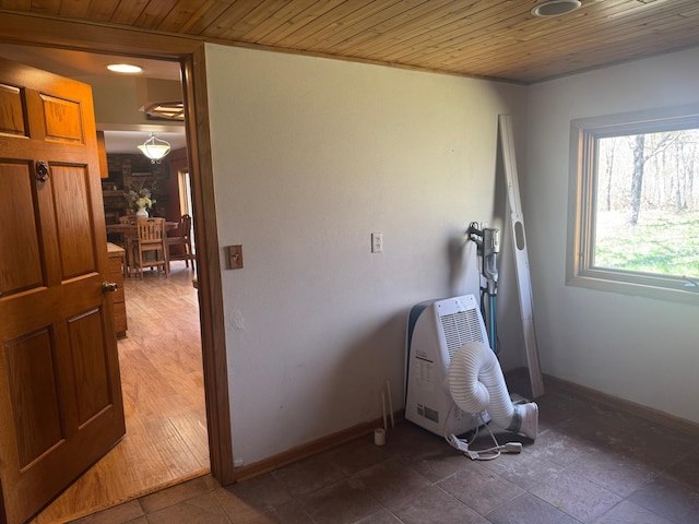 7525 Filbert Ln NE, Turtle River Twp, MN 56601 - miscellaneous room featuring wood ceiling and baseboards