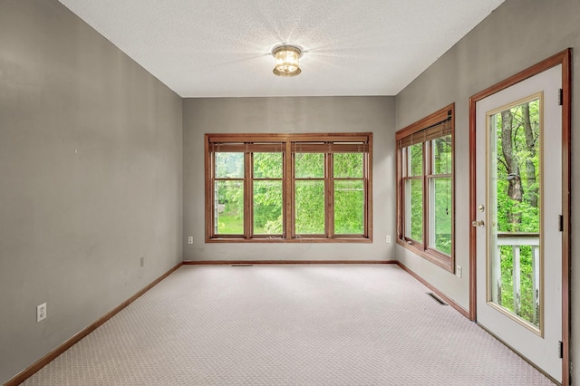 2401 Omeara Ct, Burnsville, MN 55306 - empty room featuring carpet floors, baseboards, and a textured ceiling