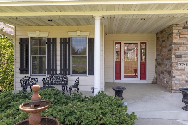 770 Valley View Rd SW, Oronoco, MN 55960 - view of exterior entry featuring a porch