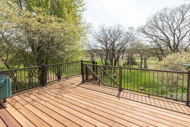 770 Valley View Rd SW, Oronoco, MN 55960 - deck featuring view of scattered trees