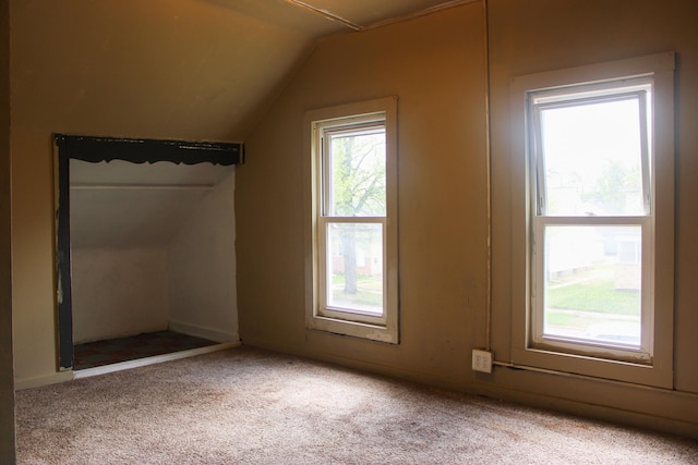 2612 3rd Ave W, Hibbing, MN 55746 - additional living space with vaulted ceiling and light colored carpet