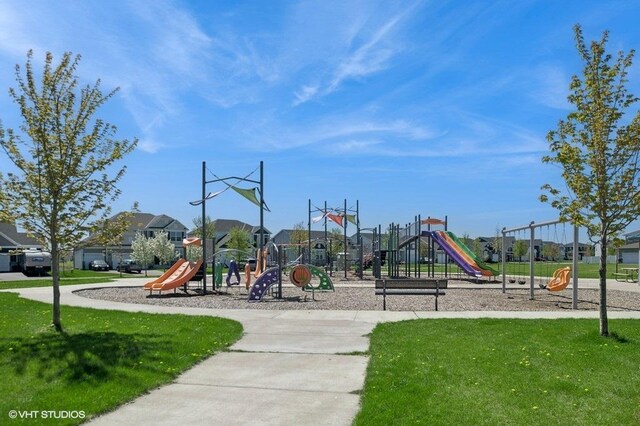 3618 112th Cir NE, Blaine, MN 55449 - communal playground with a yard