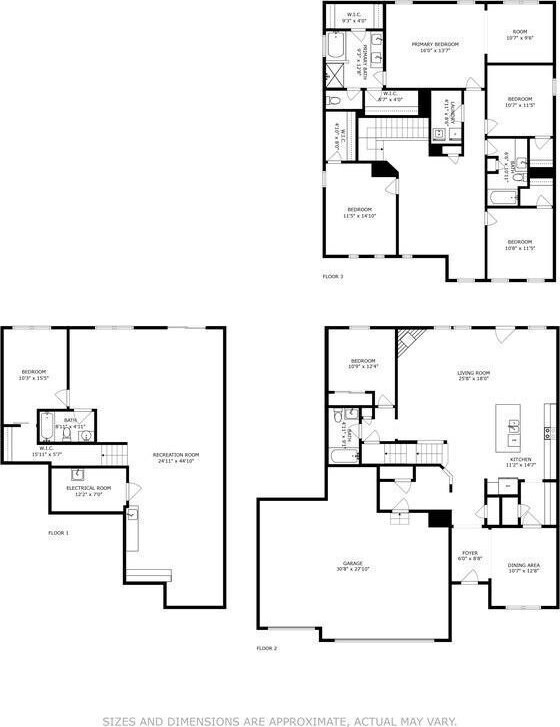3618 112th Cir NE, Blaine, MN 55449 - room layout