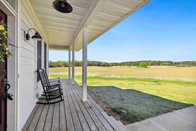 13985 120th St N, Stillwater Twp, MN 55082 - wooden deck with a lawn
