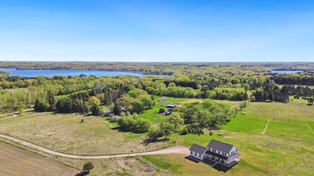 13985 120th St N, Stillwater Twp, MN 55082 - aerial view of a heavily wooded area and a large body of water