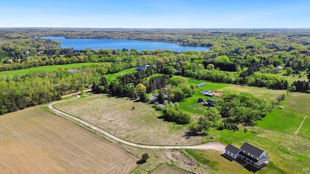 13985 120th St N, Stillwater Twp, MN 55082 - drone / aerial view of a large body of water and a heavily wooded area