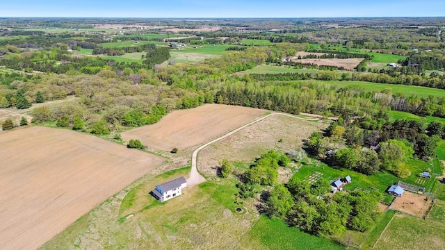 13985 120th St N, Stillwater Twp, MN 55082 - aerial overview of property's location with rural landscape