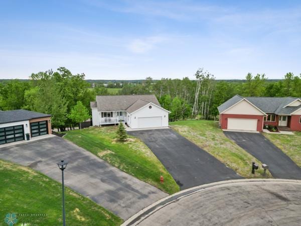 1171 Long Bridge Cir, Detroit Lakes, MN 56501 - single story home featuring a front yard