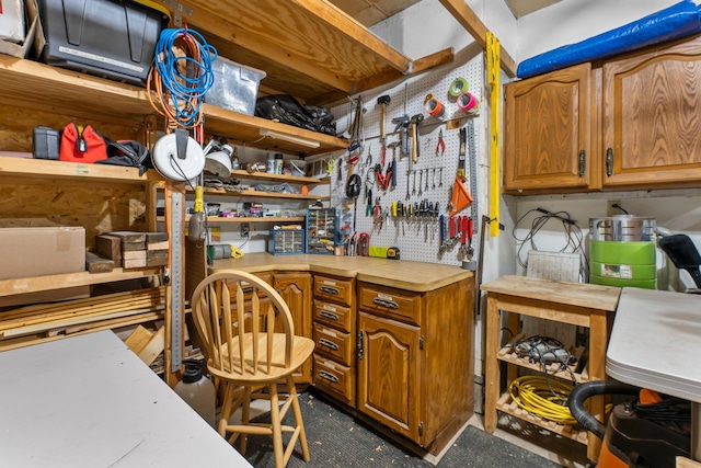 view of storage