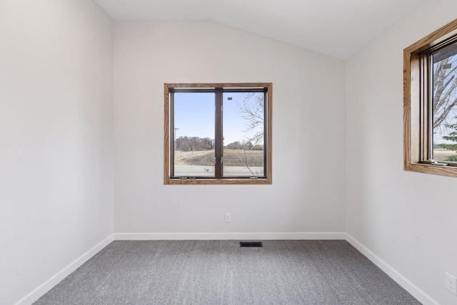 19835 County Road 30, Corcoran, MN 55340 - carpeted empty room with baseboards and vaulted ceiling
