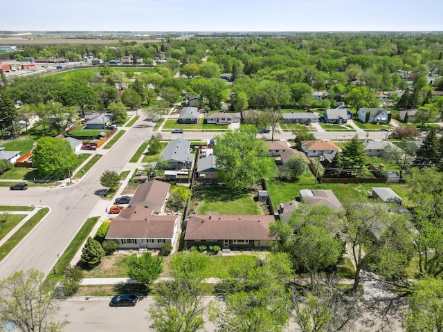1214 8th St N, Moorhead, MN 56560 - aerial perspective of suburban area