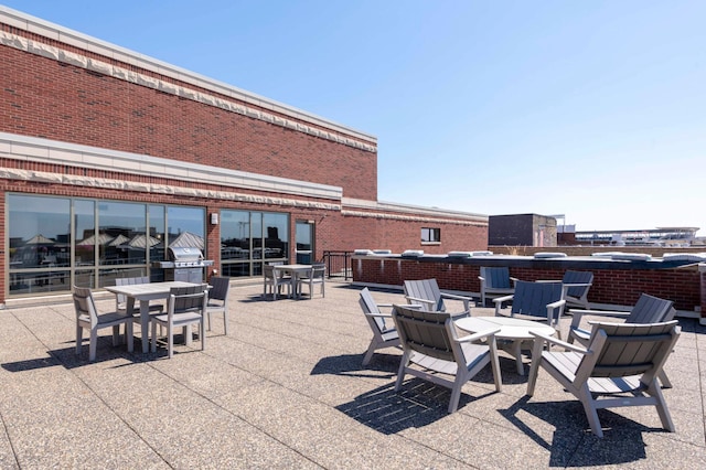 view of patio / terrace featuring outdoor dining area