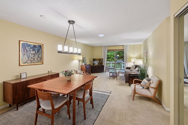 1623 Black Oaks Pl N, Plymouth, MN 55447 - dining space with light colored carpet and a textured ceiling