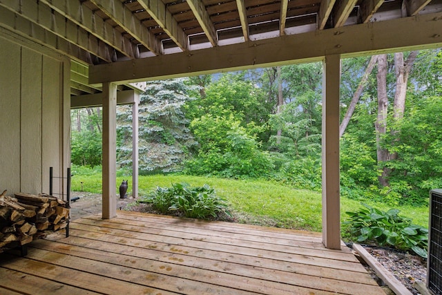 1623 Black Oaks Pl N, Plymouth, MN 55447 - wooden terrace featuring a lawn