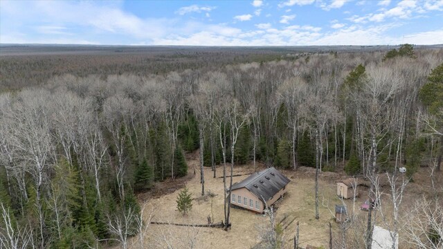 6301 Hunters Pass, Greenwood Twp, MN 55790 - drone / aerial view of a heavily wooded area