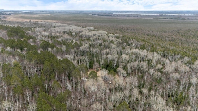 6301 Hunters Pass, Greenwood Twp, MN 55790 - aerial view of property's location featuring a heavily wooded area