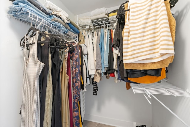 1354 Judith Ave, Roseville, MN 55113 - walk in closet featuring tile patterned flooring
