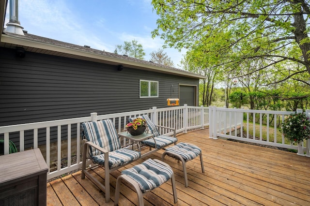 15777 Grover Ave NW, Clearwater Twp, MN 55320 - view of deck