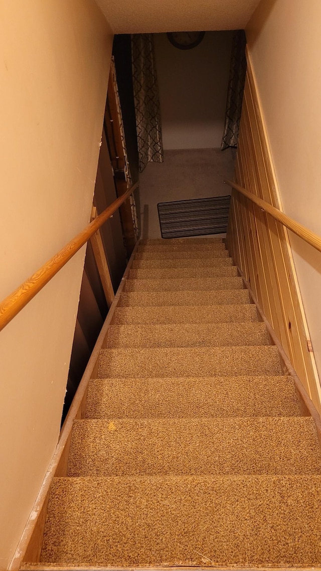 view of staircase